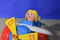 Fisher Price Little People 1980 Airplane Pull Toy 171