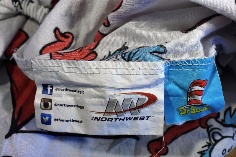 Northwest Dr Seuss Thing Twin 1 Fitted 2 Flat Sheets