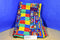 Cranston Fabrics Teddy Bear Baseball Blanket Quilt Comforter 53 x 43