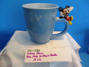 Disney Store Blue 16 oz. Ceramic Mug Cup With Mickey On Handle