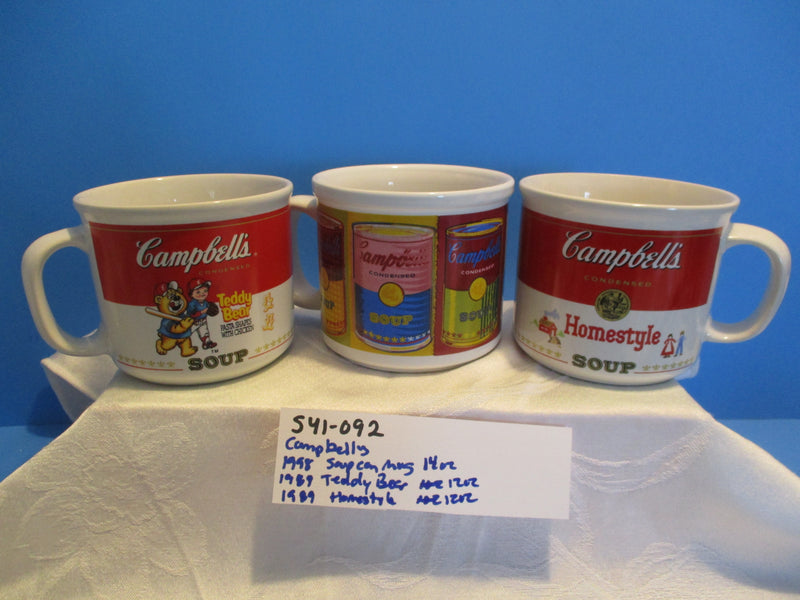 Houston Harvest Westwood Campbell's Set of 3 Mugs Cups