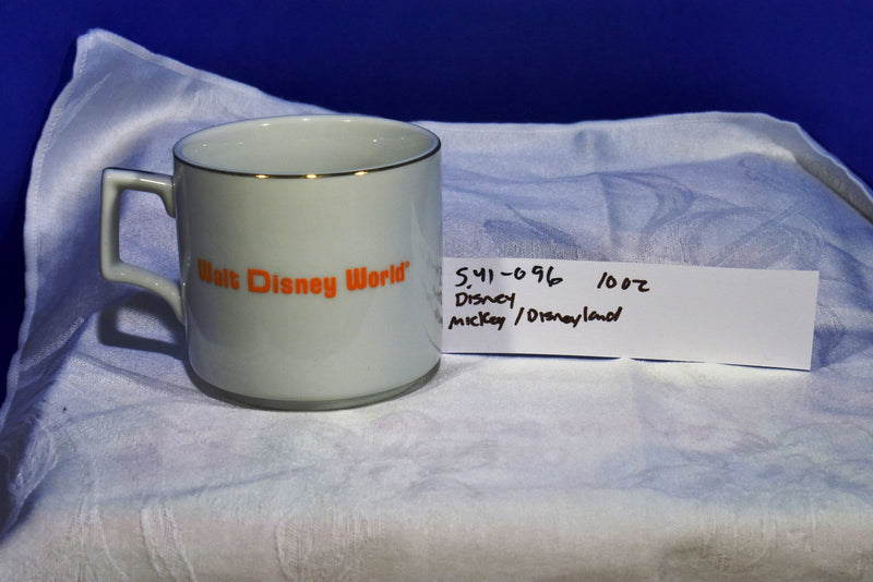 Disney Parks Walt Disney World Mickey Mouse on White 10 oz. Ceramic Mug Cup