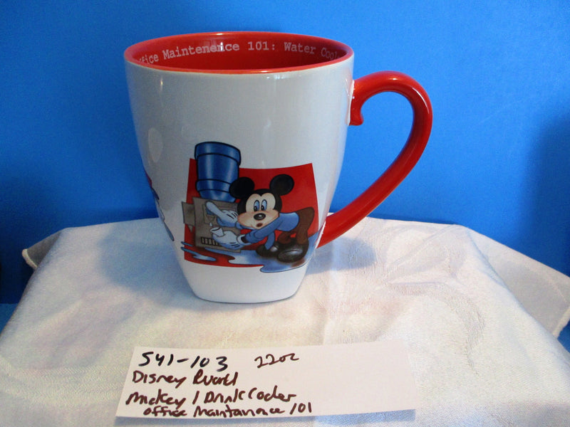 Disney World Mickey Mouse at Water Cooler 22 oz. Ceramic Mug Cup