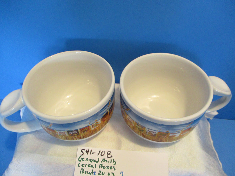 General Mills 20 oz. Ceramic Handled Cereal Bowls Set of 2