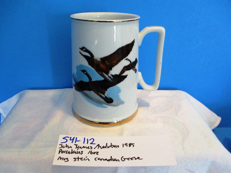 Audubon Canadian Geese Ceramic 16 oz. Stein Mug