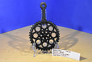 JZH Alphabet Series 1948 P Circle Shapes Cast Iron Rest Trivet