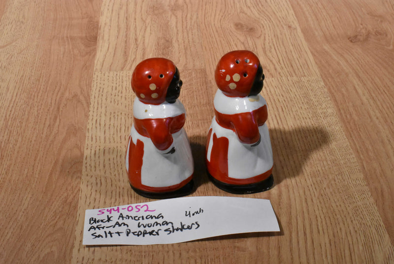 Black Americana African American Women Salt and Pepper Shakers