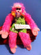 Berkley Designs Pink Tropical Hawaiian Long Legs Monkey 2002 Plush
