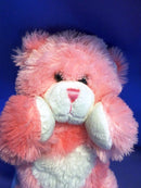 Build-A-Bear Pink and White Heart Bear with Magnetic Paws Plush