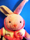 Carter's Just One Year Pink Bunny Rabbit in Bathrobe Beanbag Plush