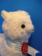 Yes Anime White Llama Alpaca With Red Heart Plush