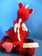 Animal Adventure Red and White Dragon With Pink Heart 2012 Plush