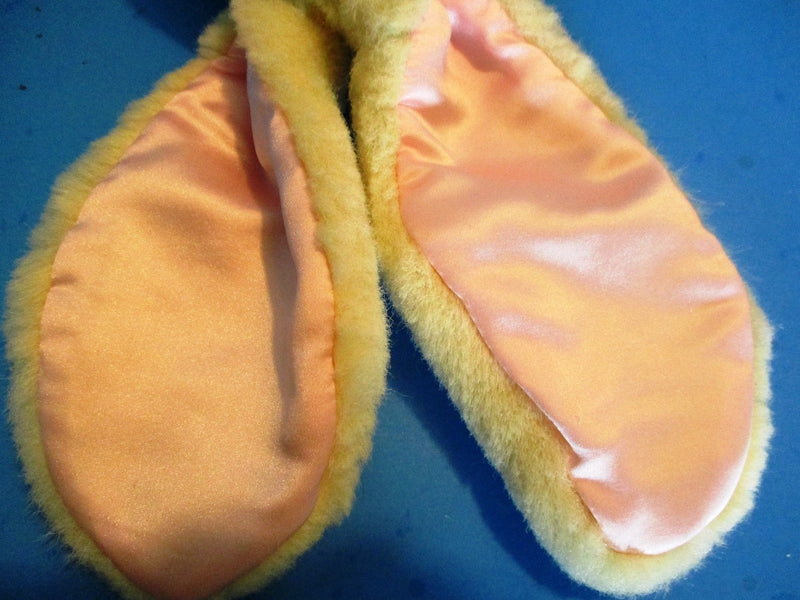 Commonwealth Tan Bunny Rabbit With a Pink Bow 1987 Plush
