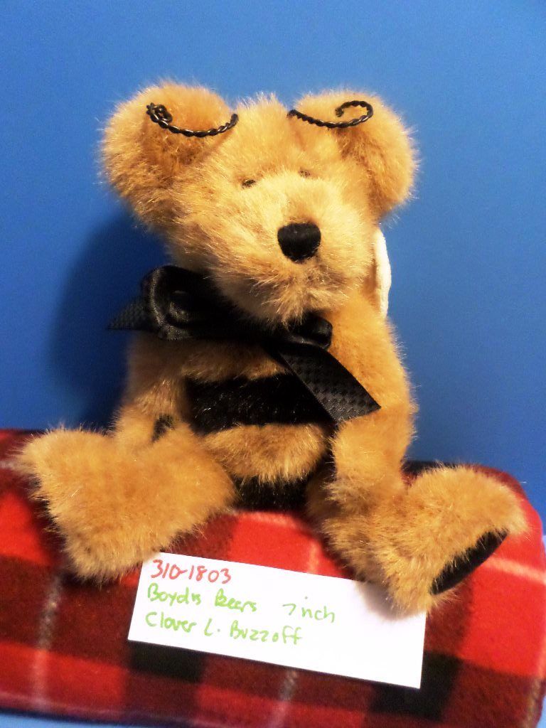 Boyd's Bears Clover L. Buzzoff the Bee Brown Teddy Bear 1998 Plush
