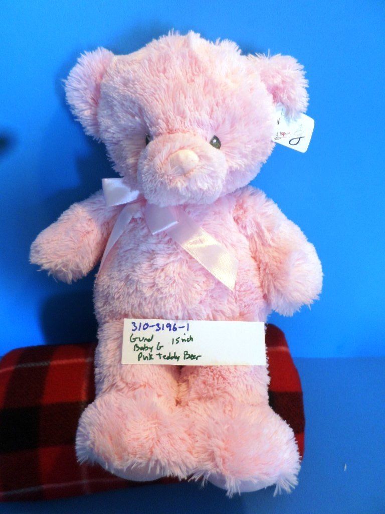 Baby Gund Pink Teddy Bear Plush