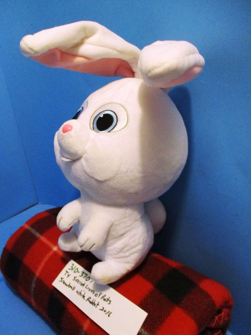 Ty Beanie Babies Snowball White Bunny Rabbit 2016 Beanbag Plush