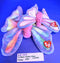 Ty Beanie Buddy 2000 and Baby 1999 Flitter Butterfly Beanbag Plushes