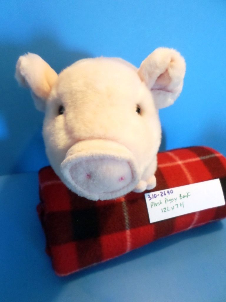 Pink Piggy Bank Plush