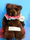 Mango Peek-a-Boo Dark Brown Teddy Bear Plush