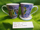 Disney Fairies Pink Tinkerbell and Friends 10 oz. Mugs Cups Set of Two