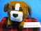 Nanco Pixel M8 Brown and White Dog Plush