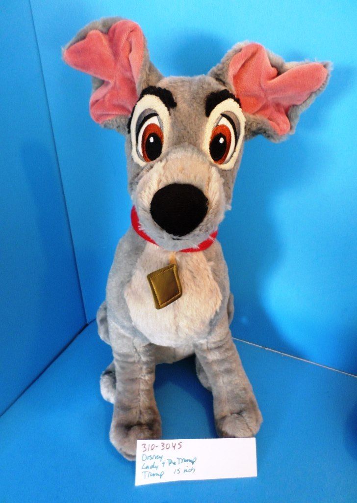 Disney Store Lady and The Tramp Tramp Plush