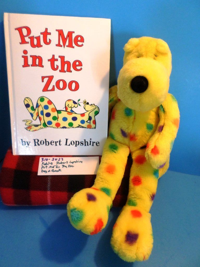 Kohl's Cares Robert Lopshire Put Me In The Zoo Plush and Book