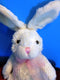 Wishpets Staphie Yellow Bunny Rabbit with Pink Bow 2002 Beanbag Plush