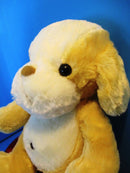 Teddy Ming Ren Bastad Tan and White Puppy Dog Plush