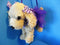 Justice Spaniel Puppy in Purple Zebra Striped Dress 2013 Purse Bag
