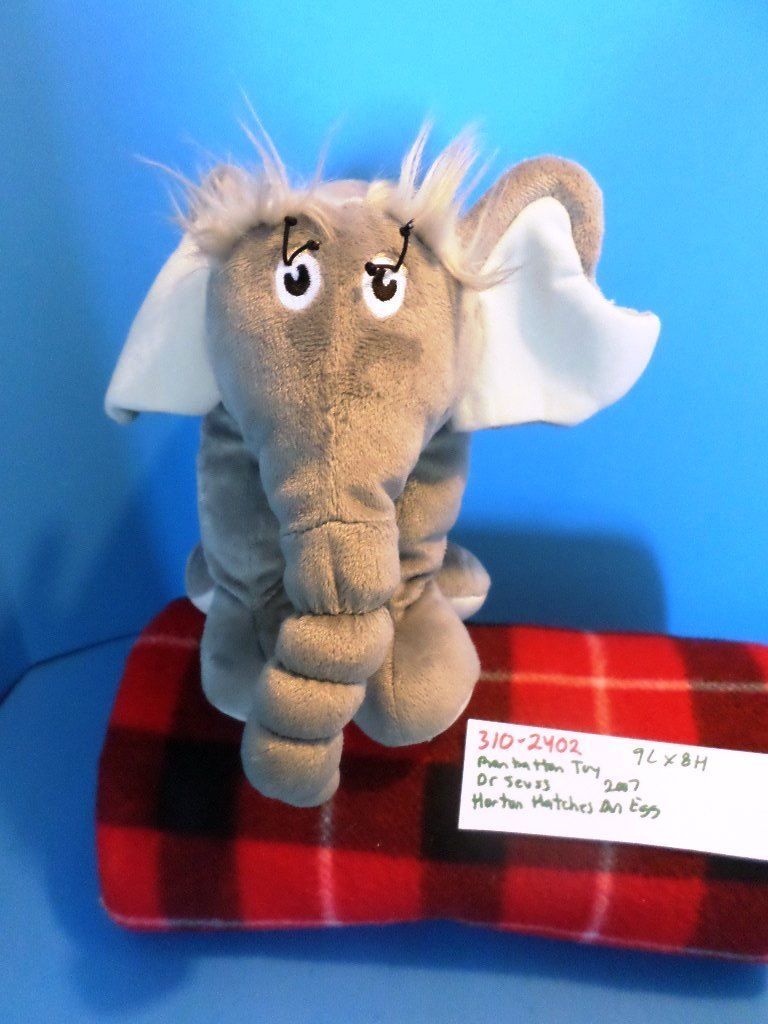 Manhattan Toy Dr. Seuss Horton the Elephant 2007 Beanbag Plush