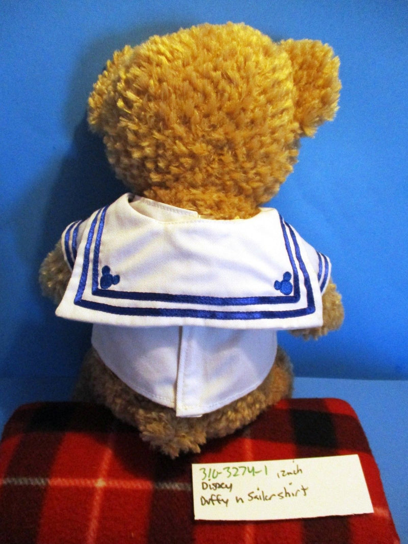 Disney Parks Duffy Brown Tan Teddy Bear Sailor Plush