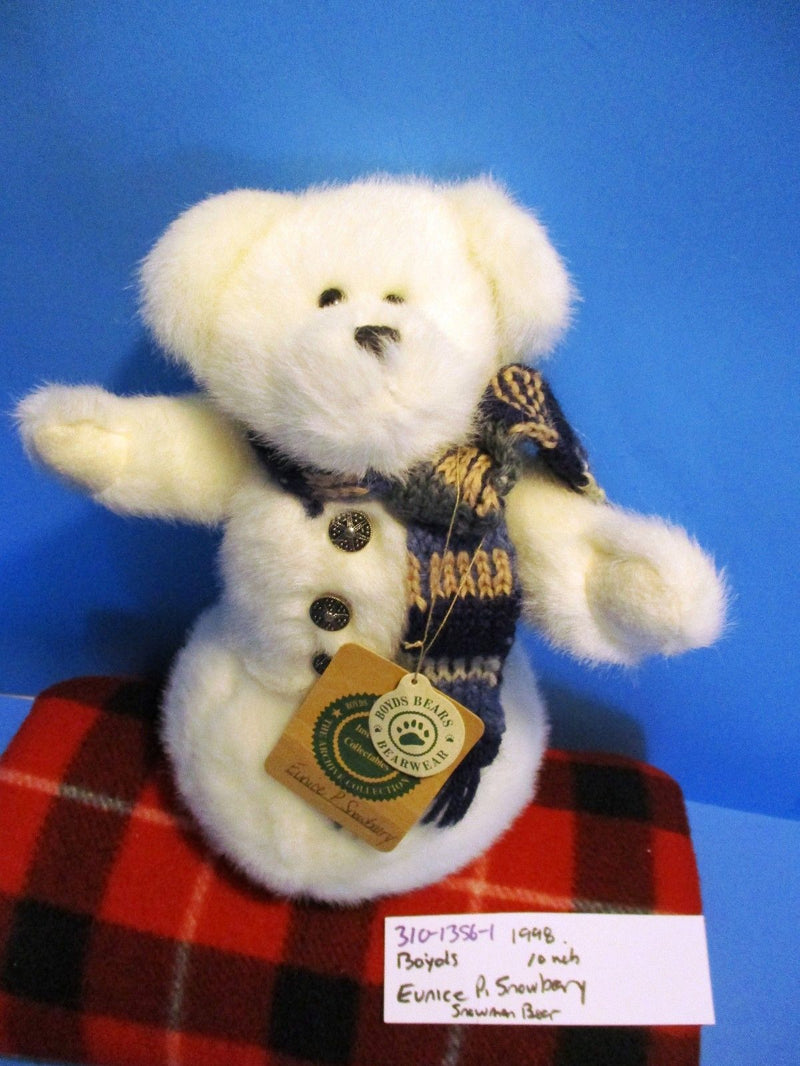 Boyd's Bears Eunice P. Snowbeary Snow Bear 1998 Plush