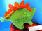Manhattan Toy Green and Orange Stegosaurus Plush