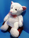 Burton and Burton Candy Hearts White Teddy Bear Plush