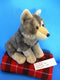 Wild Republic Sitting Wolf 2016 Beanbag Plush