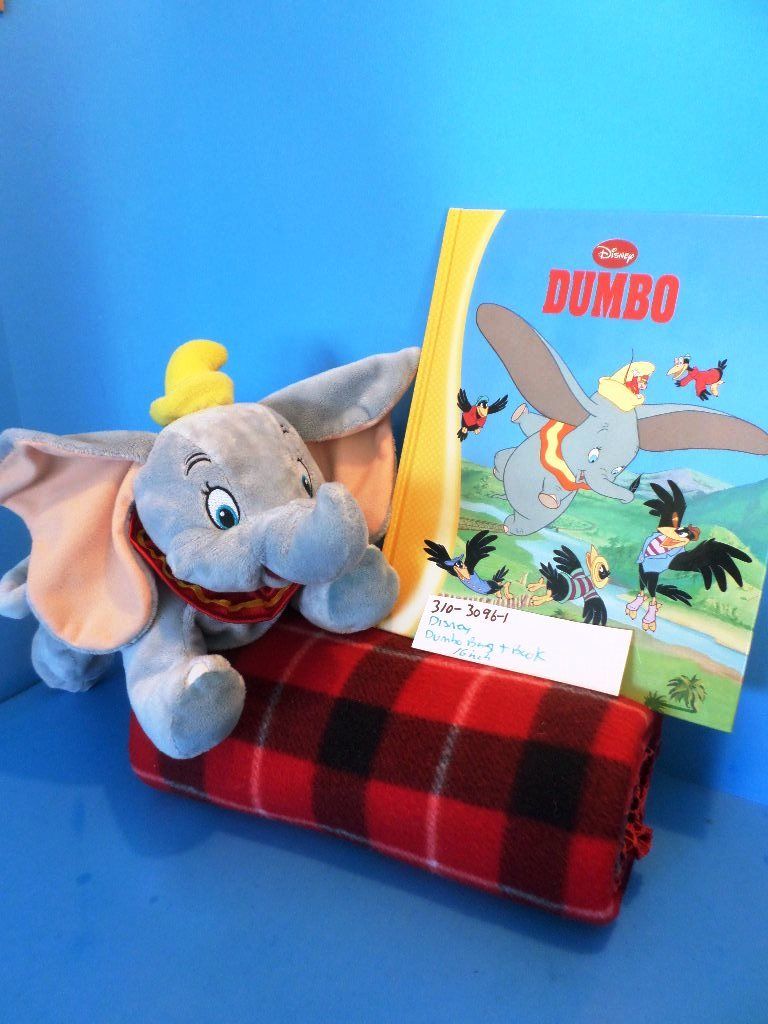 Disney Dumbo Plush Purse Bag and 2014 Book