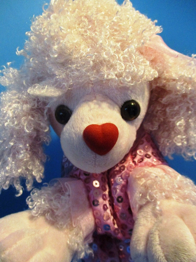 Charming Toys Pink Poodle Plush Bag Purse
