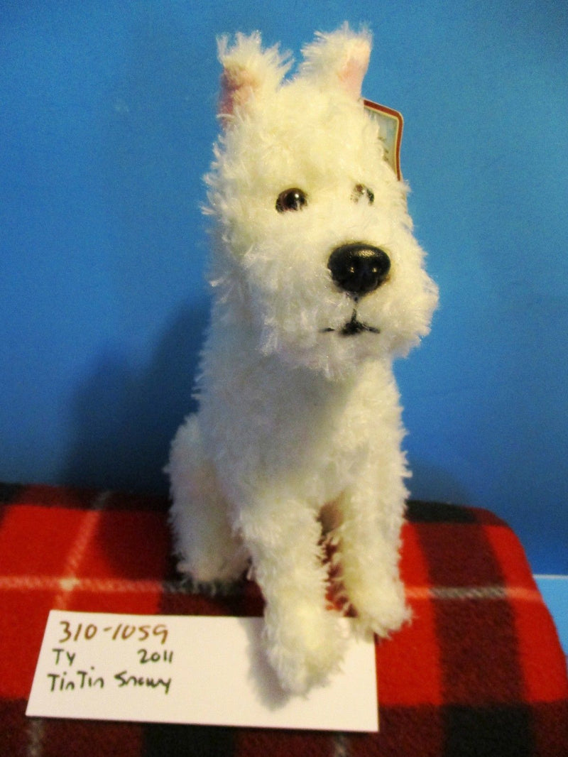 Ty Beanie Babies TinTin Snowy 2011 Beanbag Plush