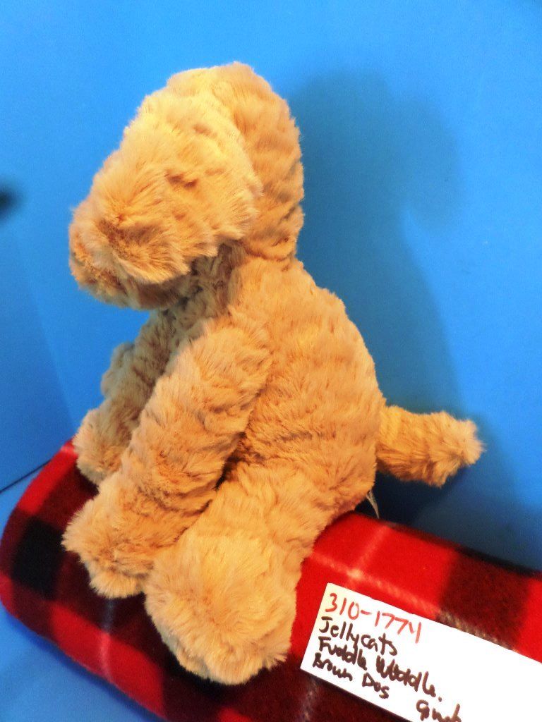 Jellycat Fuddlewuddle Tan Dog Beanbag Plush