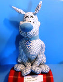 Toy Factory Blue Gingham Scooby-Doo Plush