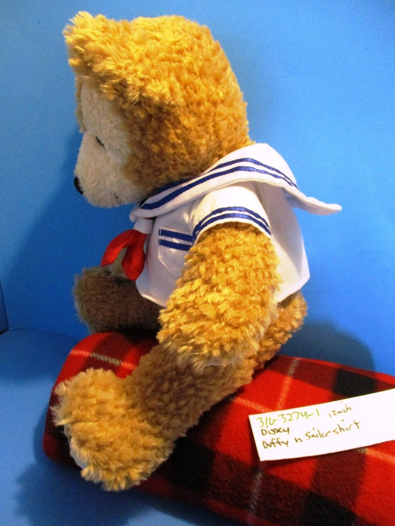 Disney Parks Duffy Brown Tan Teddy Bear Sailor Plush