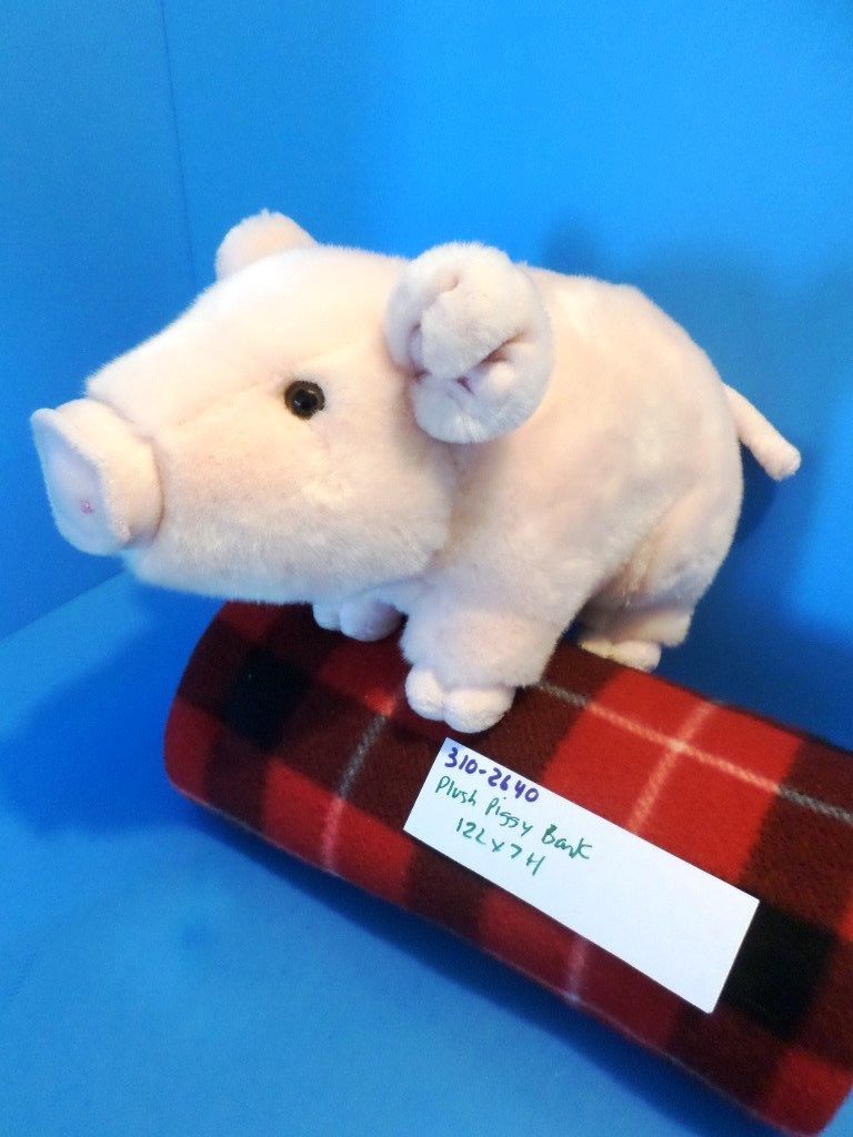 Pink Piggy Bank Plush