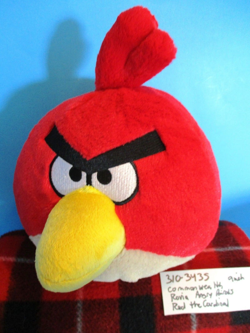 Commonwealth Rovio Angry Birds Red the Cardinal Plush