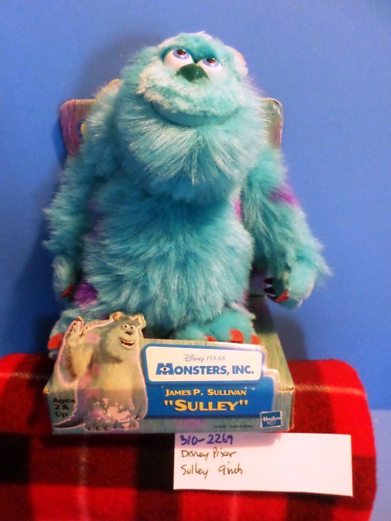 Hasbro Disney Pixar Monsters Inc James P. Sullivan Sulley 2001 Plush
