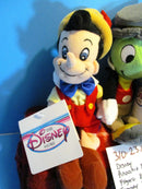 Disney Store Pinocchio Beanbag Plushes