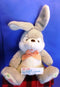 Commonwealth Grey and White Bunny Rabbit Plush