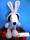 Hallmark Peanuts Snoopy in Purple Bunny Costume Beanbag Plush