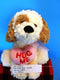 Best Made Toys Hug Me Heart Beige and Brown Puppy Plush