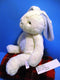 Aurora Baby Bunny Rabbit White and Blue Plush